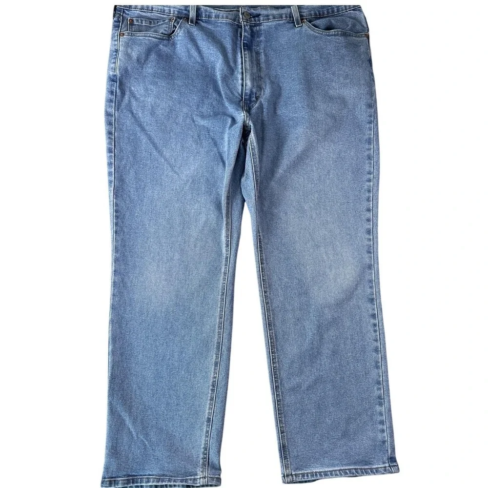 Levi's 541 Jeans Mens 42x30 Blue Light Wash Athletic Tapered Denim 5 Pocket